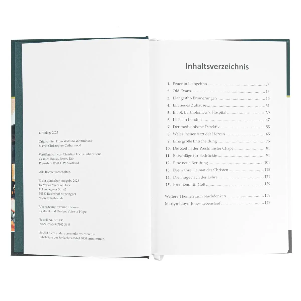Bild: 9783947102365 | Vom Arzt zum Prediger | Christopher Catherwood | Buch | 152 S. | 2023