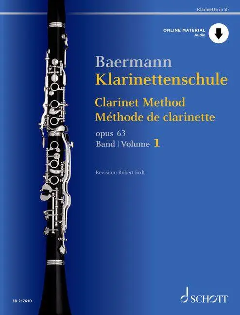 Cover: 9790001222365 | Klarinettenschule Band 1 | No. 1-33. op. 63. Klarinette in B. | 2025