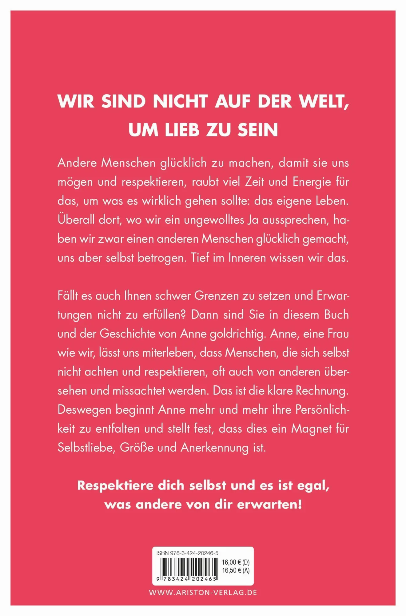 Bild: 9783424202465 | Respektiere dich selbst, dann respektieren dich alle | Weiner | Buch