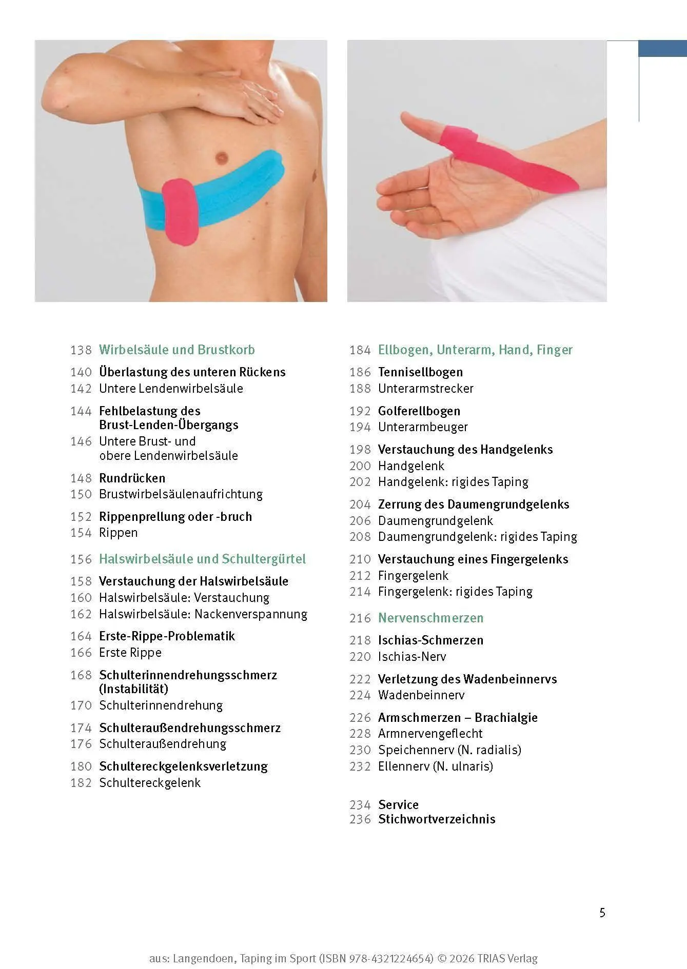 Bild: 9783432122465 | Taping im Sport | Soforthilfe bei Schmerzen und Verletzungen | Buch
