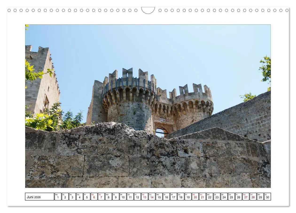 Bild: 9783457802465 | Rhodos, eine Sonneninsel (Wandkalender 2026 DIN A3 quer), CALVENDO...