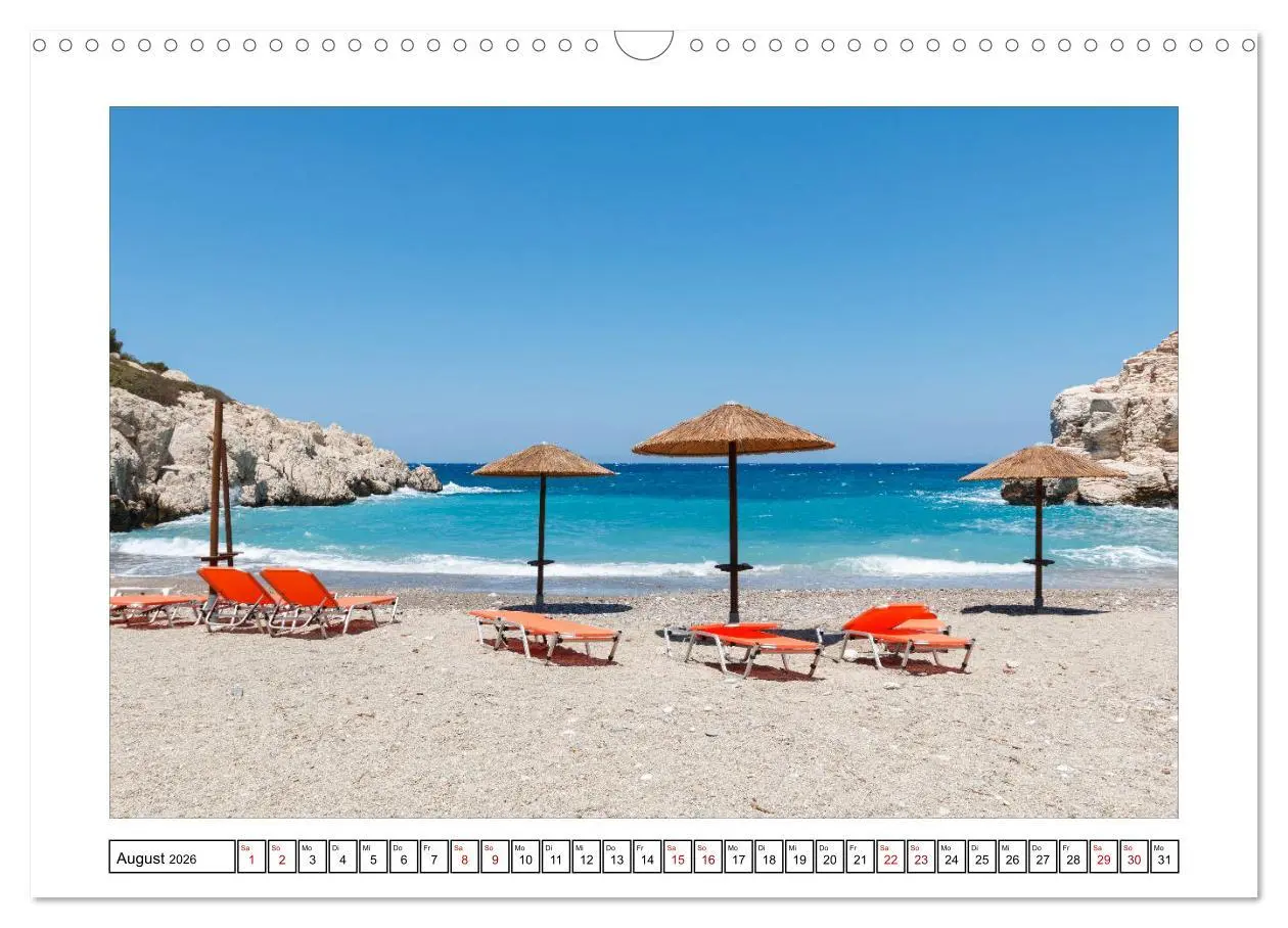 Bild: 9783457802465 | Rhodos, eine Sonneninsel (Wandkalender 2026 DIN A3 quer), CALVENDO...