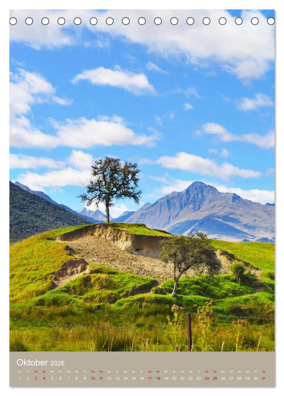 Bild: 9783516372465 | Erleben Sie mit mir das beeindruckende Neuseeland (Tischkalender...