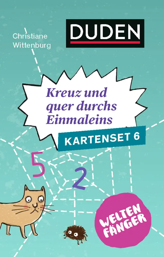 Cover: 9783411702565 | Weltenfänger: Kreuz und quer durch's Einmaleins (Kartenset 6) | Spiel