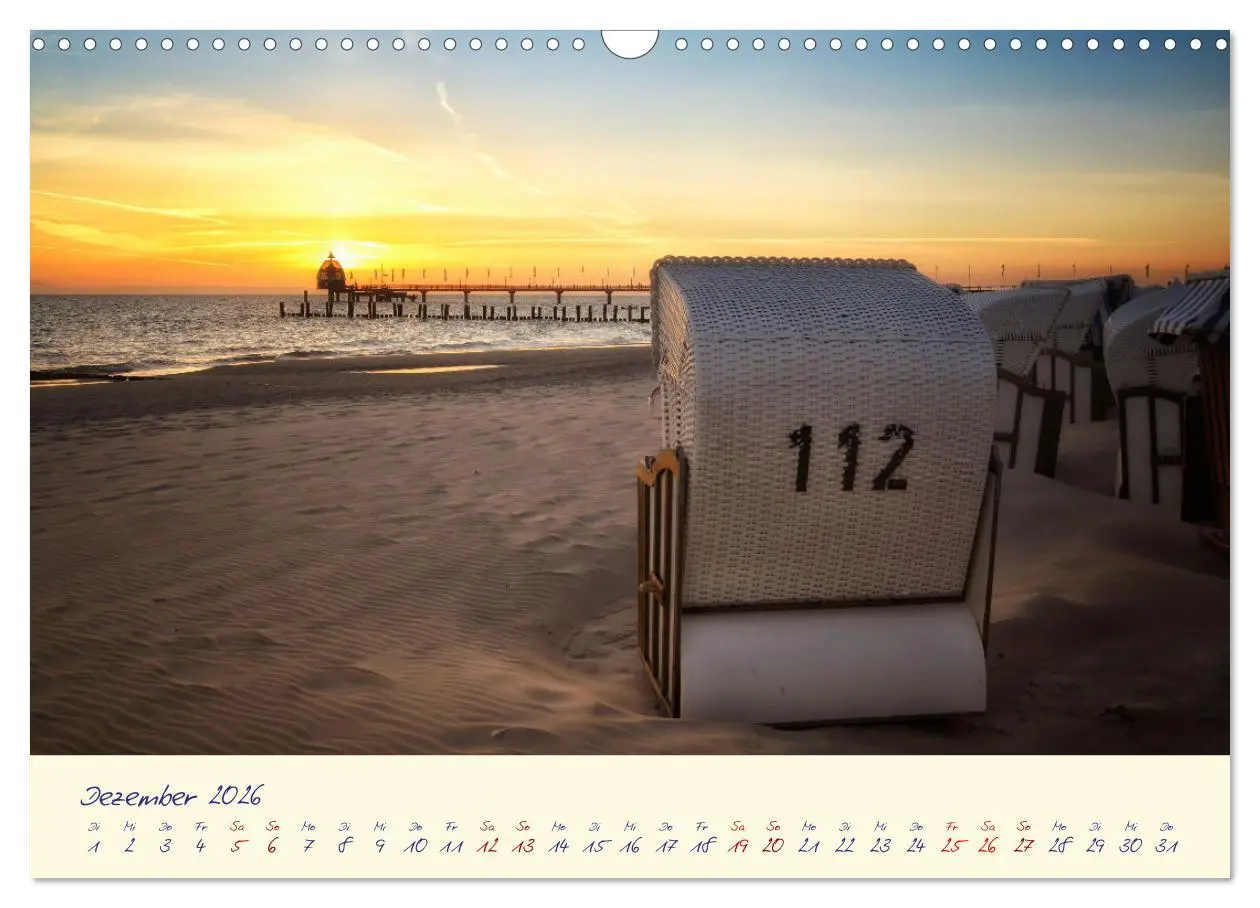 Bild: 9783457412565 | OSTSEEGLÜCK - Glücksmomente auf dem Darß (Wandkalender 2026 DIN A3...
