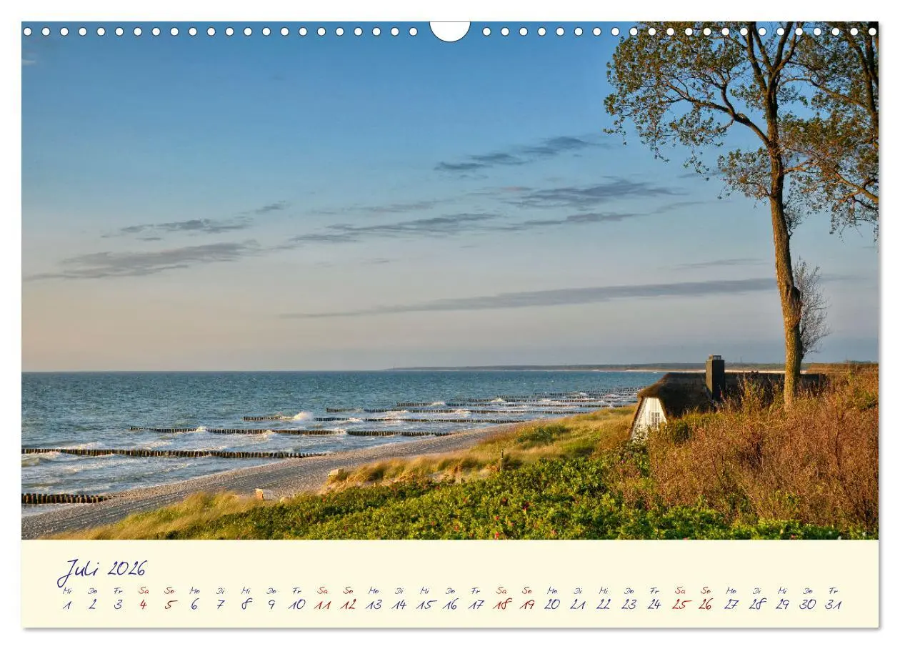 Bild: 9783457412565 | OSTSEEGLÜCK - Glücksmomente auf dem Darß (Wandkalender 2026 DIN A3...