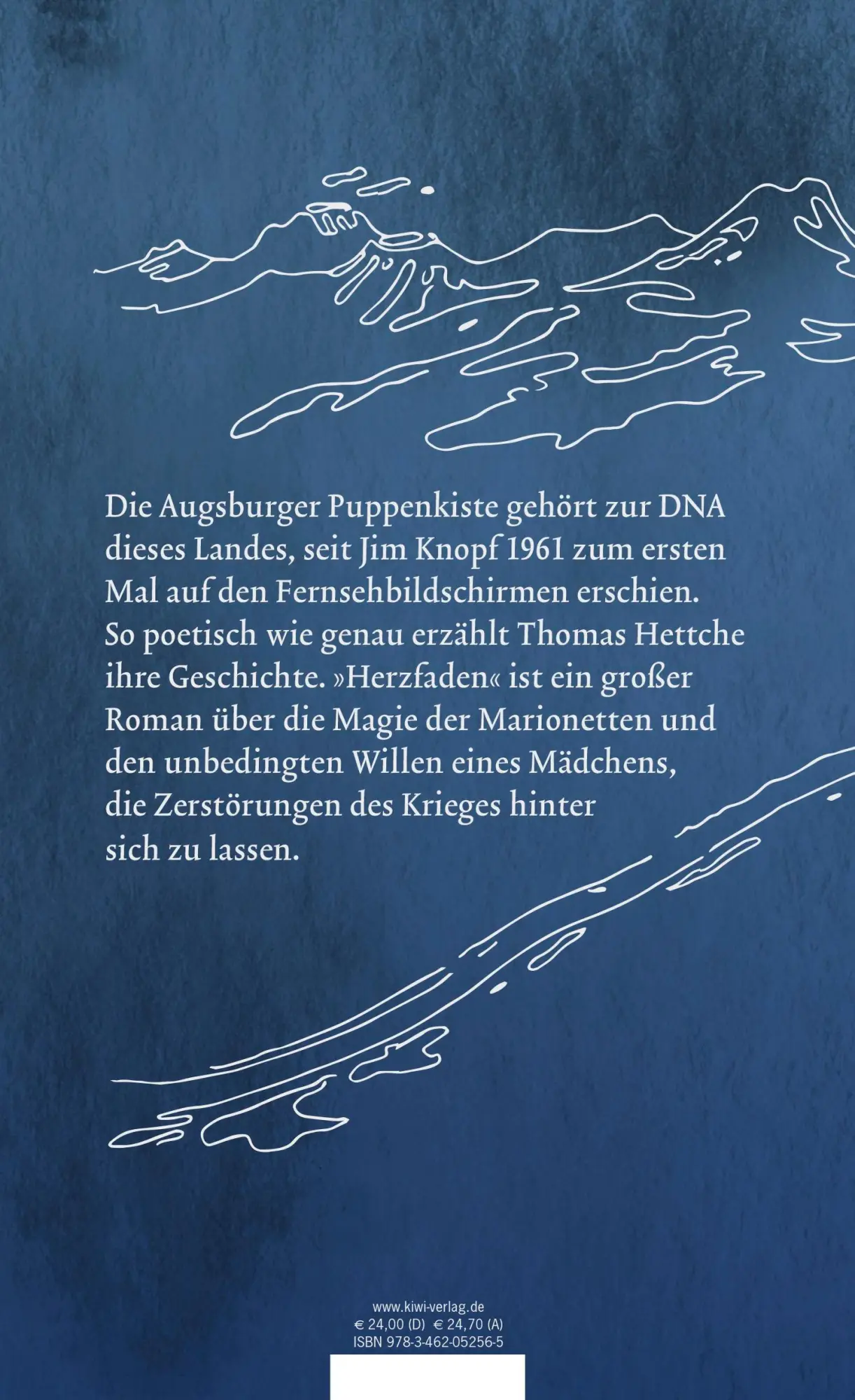 Rückseite: 9783462052565 | Herzfaden | Roman der Augsburger Puppenkiste | Thomas Hettche | Buch