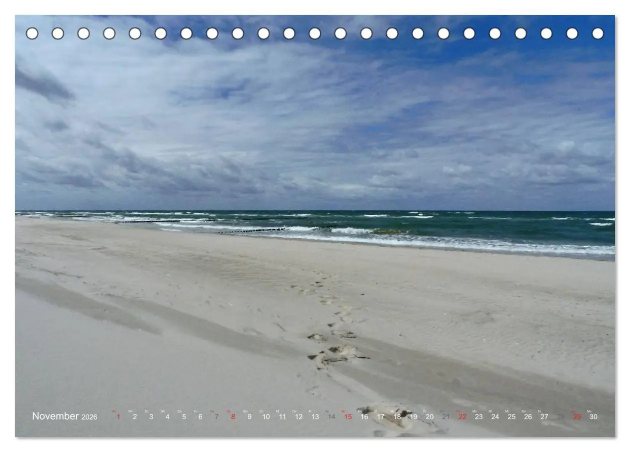 Bild: 9783516122565 | Wo de Ostseewellen trecken an den Strand 2026 (Tischkalender 2026...