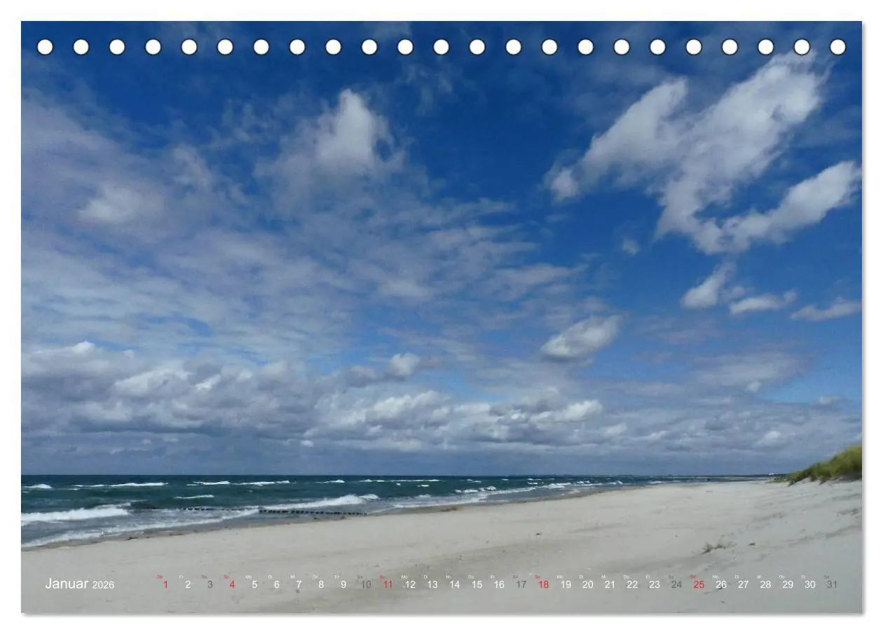 Bild: 9783516122565 | Wo de Ostseewellen trecken an den Strand 2026 (Tischkalender 2026...
