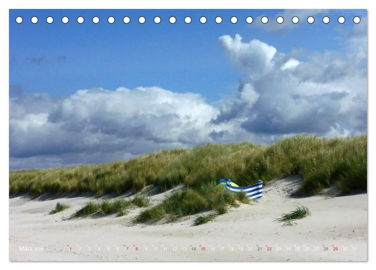 Bild: 9783516122565 | Wo de Ostseewellen trecken an den Strand 2026 (Tischkalender 2026...