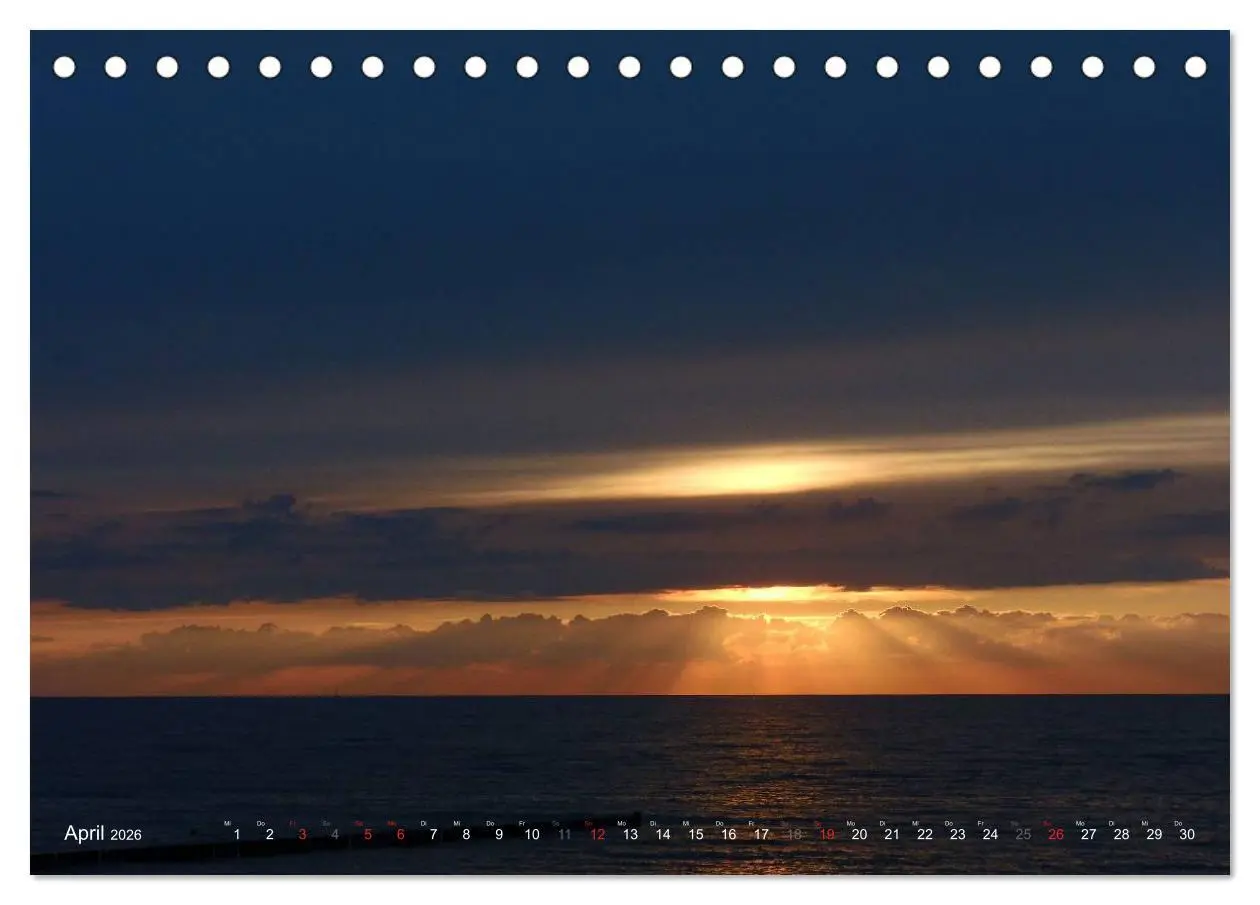 Bild: 9783516122565 | Wo de Ostseewellen trecken an den Strand 2026 (Tischkalender 2026...