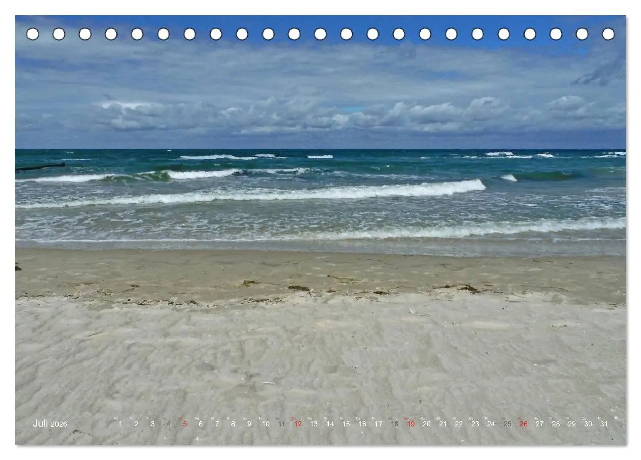 Bild: 9783516122565 | Wo de Ostseewellen trecken an den Strand 2026 (Tischkalender 2026...