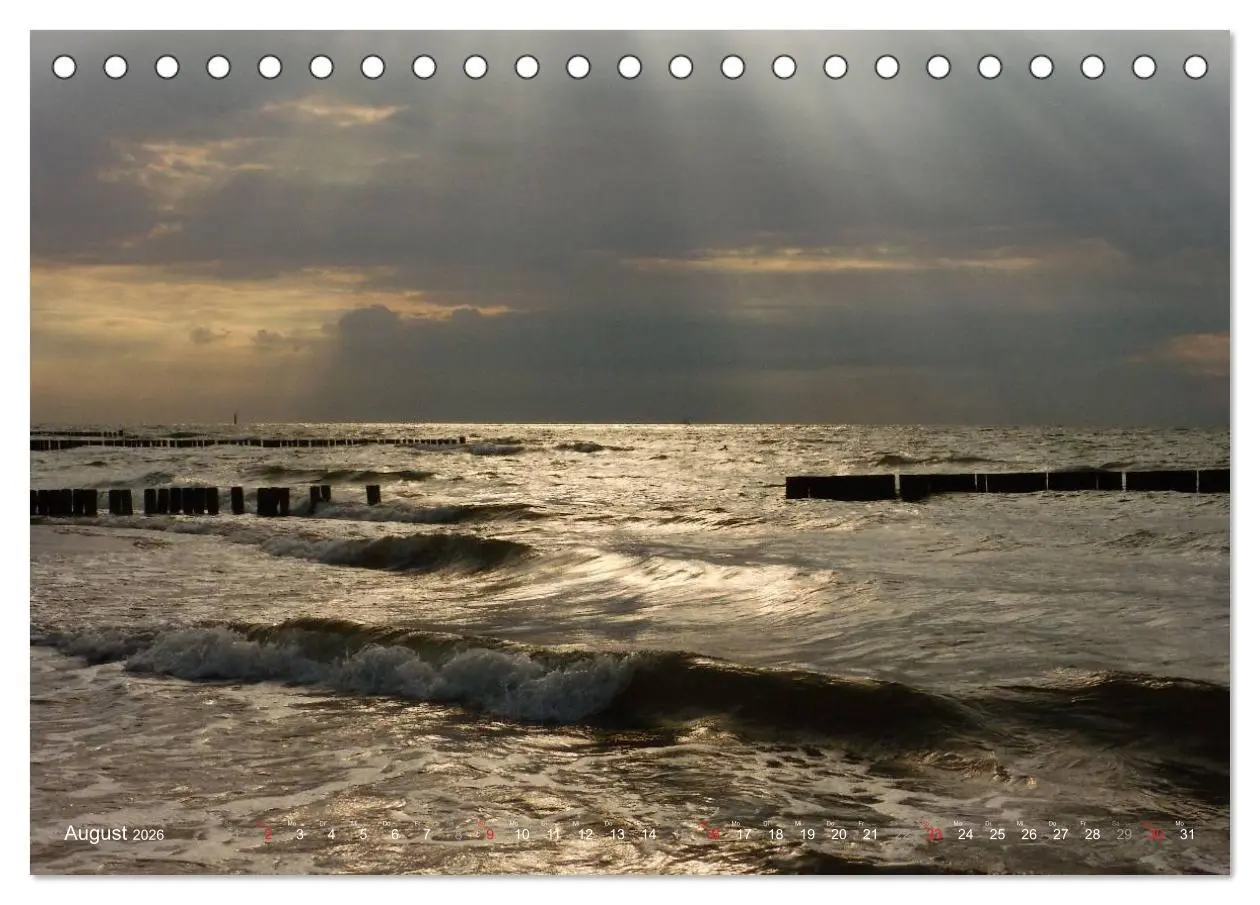 Bild: 9783516122565 | Wo de Ostseewellen trecken an den Strand 2026 (Tischkalender 2026...