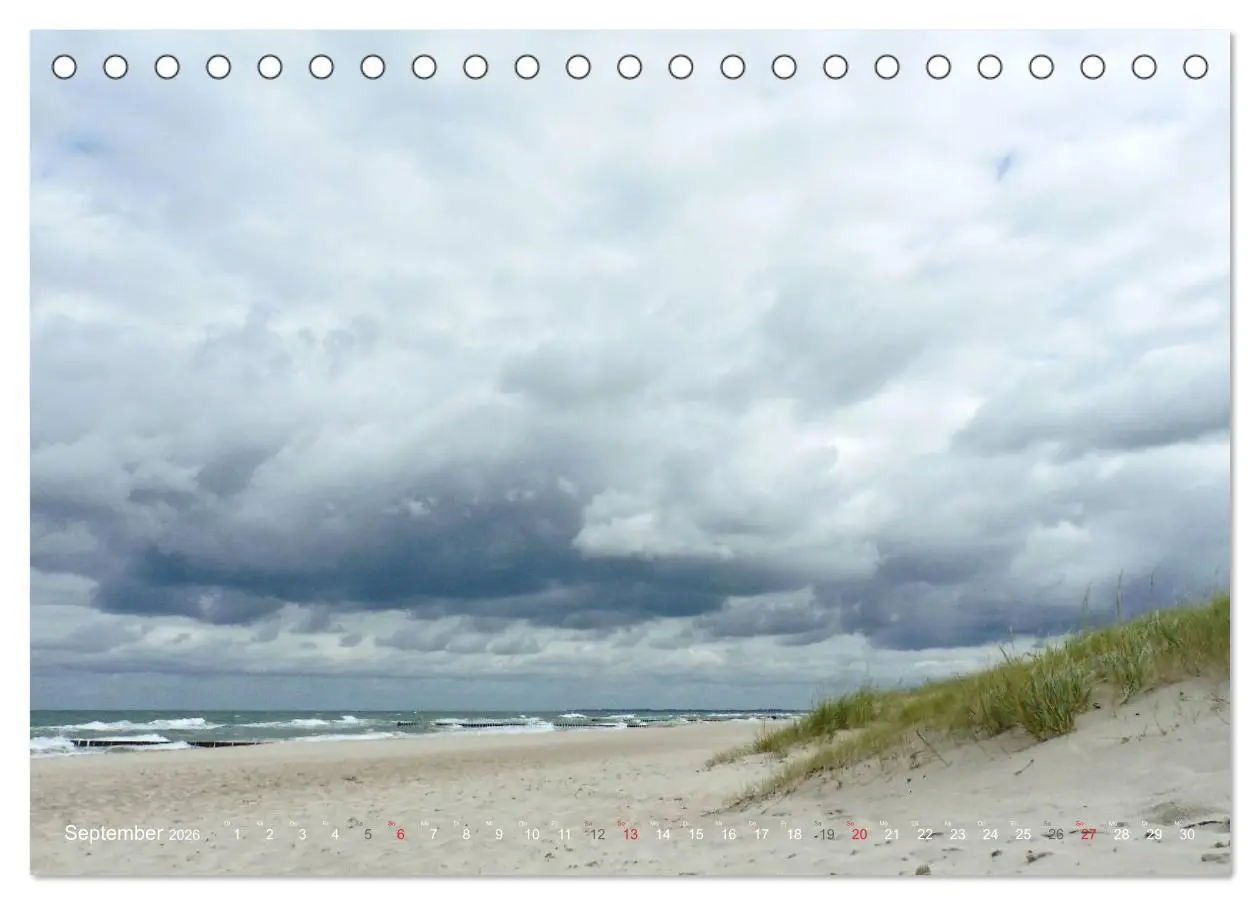 Bild: 9783516122565 | Wo de Ostseewellen trecken an den Strand 2026 (Tischkalender 2026...