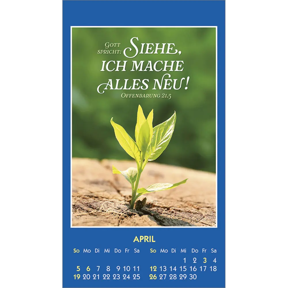 Bild: 9783754892565 | Ein gutes Wort für Dich 2026 | Aufkleber-Kalender | Kalender | Deutsch