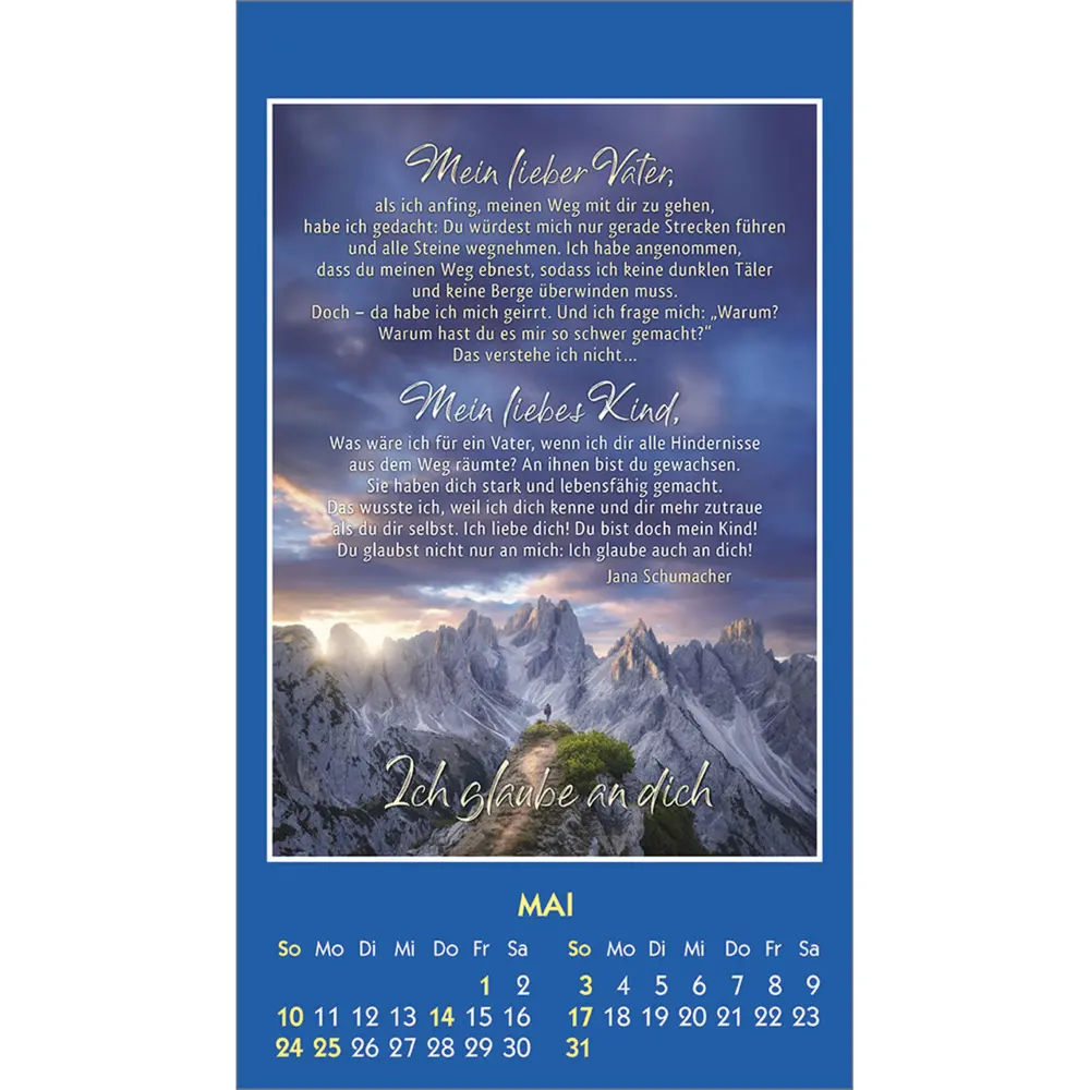 Bild: 9783754892565 | Ein gutes Wort für Dich 2026 | Aufkleber-Kalender | Kalender | Deutsch