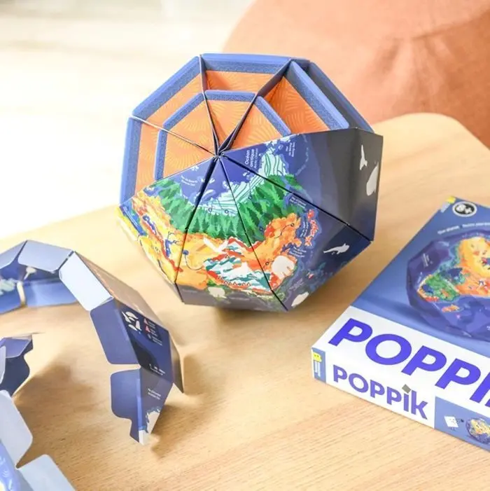 Bild: 3760262412665 | POPPIK - Mein Bastel-Globus, Unser Planet | Kit (Bastelset) | Deutsch
