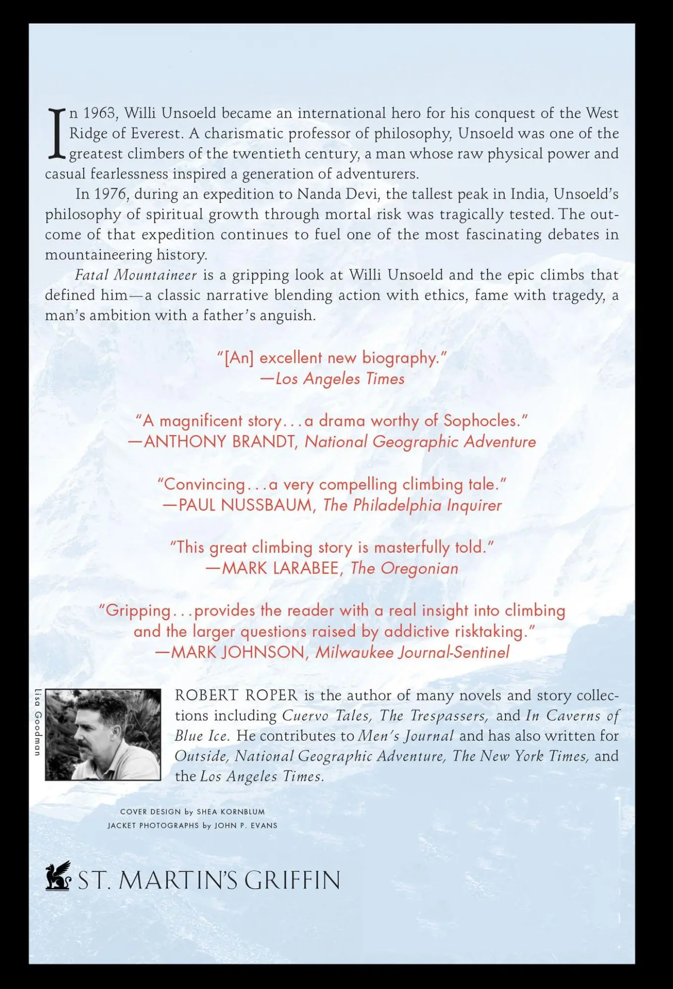 Rückseite: 9780312302665 | Fatal Mountaineer | Robert Roper | Taschenbuch | Englisch | 2003