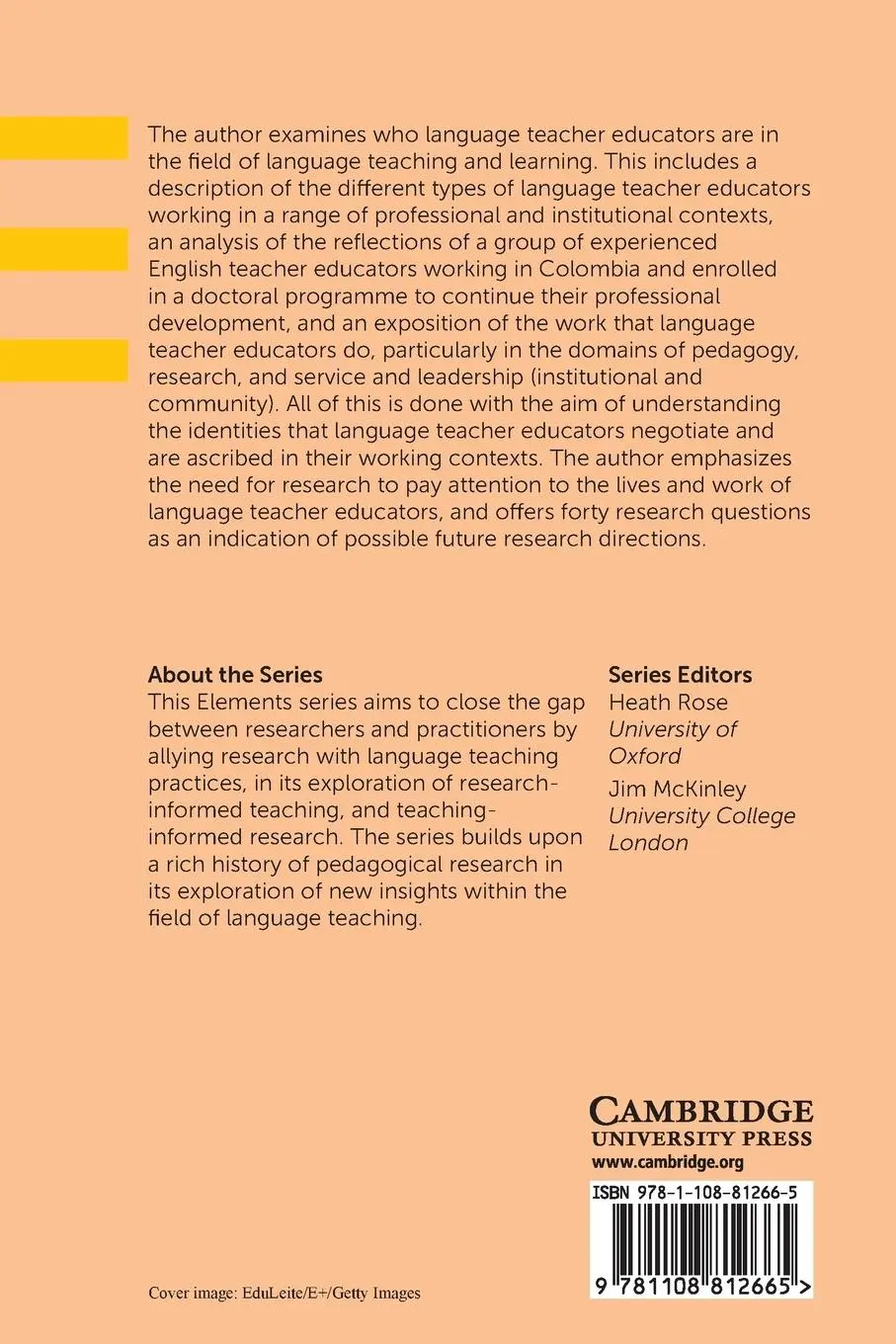 Rückseite: 9781108812665 | Language Teacher Educator Identity | Gary Barkhuizen | Taschenbuch