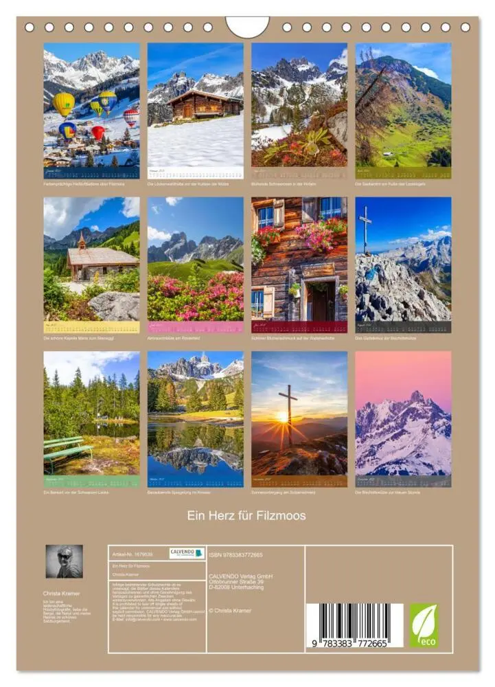 Bild: 9783383772665 | Ein Herz für Filzmoos (Wandkalender 2025 DIN A4 hoch), CALVENDO...