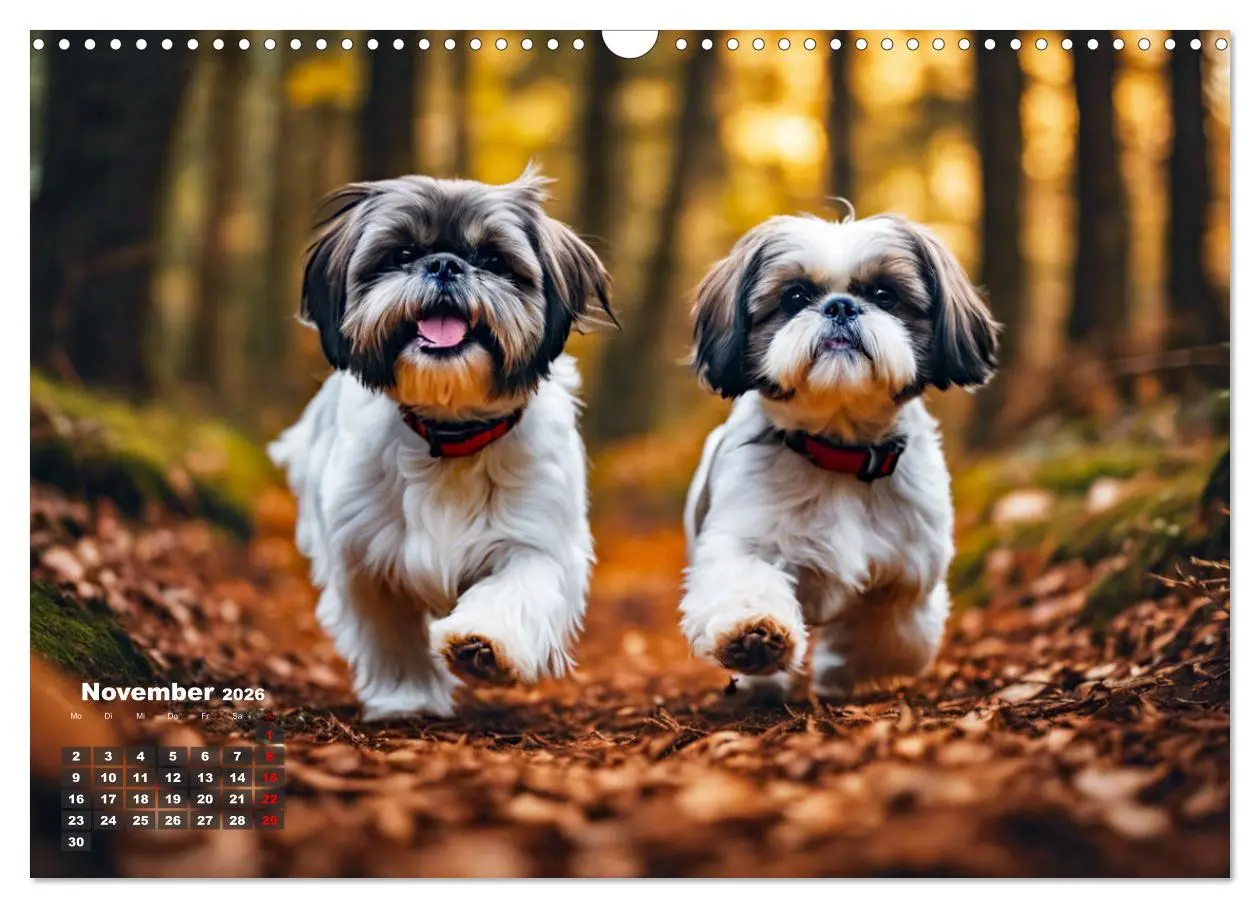 Bild: 9783457402665 | Shih Tzu - der wuschelige Hund aus Tibet (Wandkalender 2026 DIN A3...
