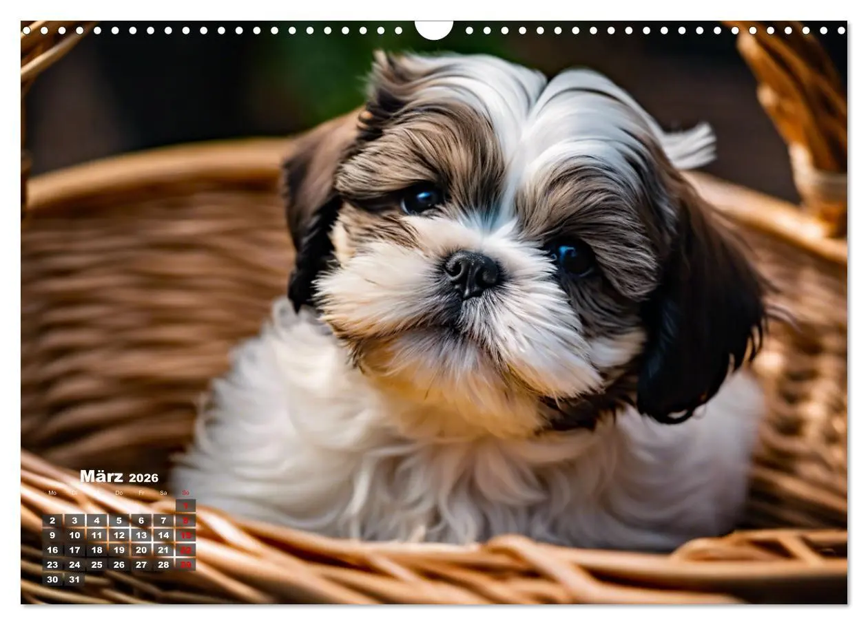 Bild: 9783457402665 | Shih Tzu - der wuschelige Hund aus Tibet (Wandkalender 2026 DIN A3...