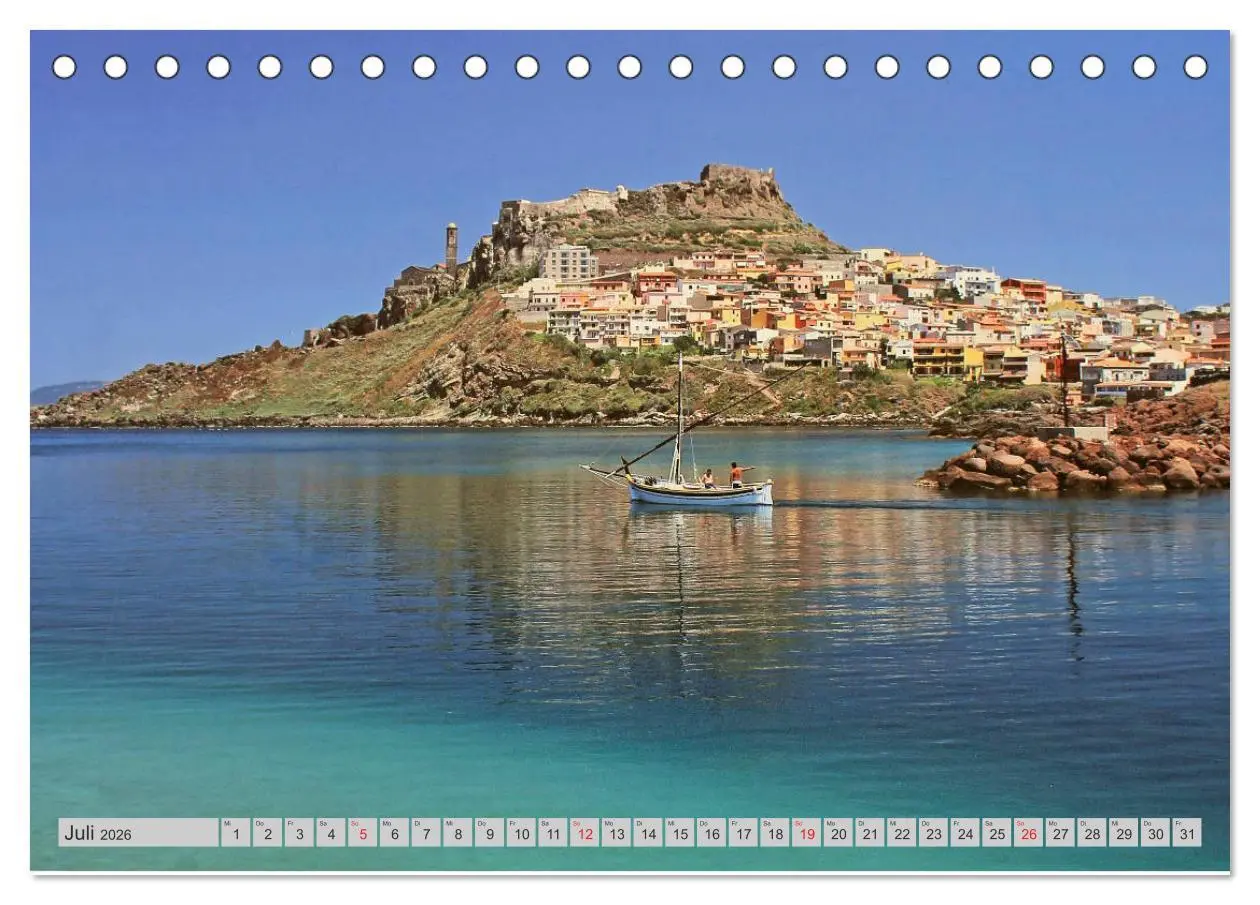 Bild: 9783457712665 | SARDINIEN - SARDEGNA (Tischkalender 2026 DIN A5 quer), CALVENDO...