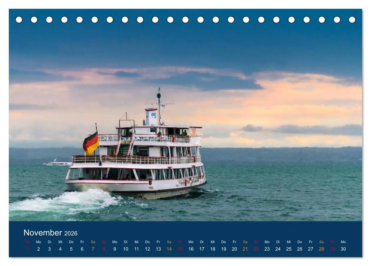 Bild: 9783457882665 | Ansichten vom Bodensee (Tischkalender 2026 DIN A5 quer), CALVENDO...