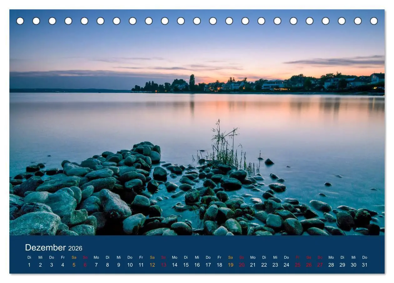 Bild: 9783457882665 | Ansichten vom Bodensee (Tischkalender 2026 DIN A5 quer), CALVENDO...