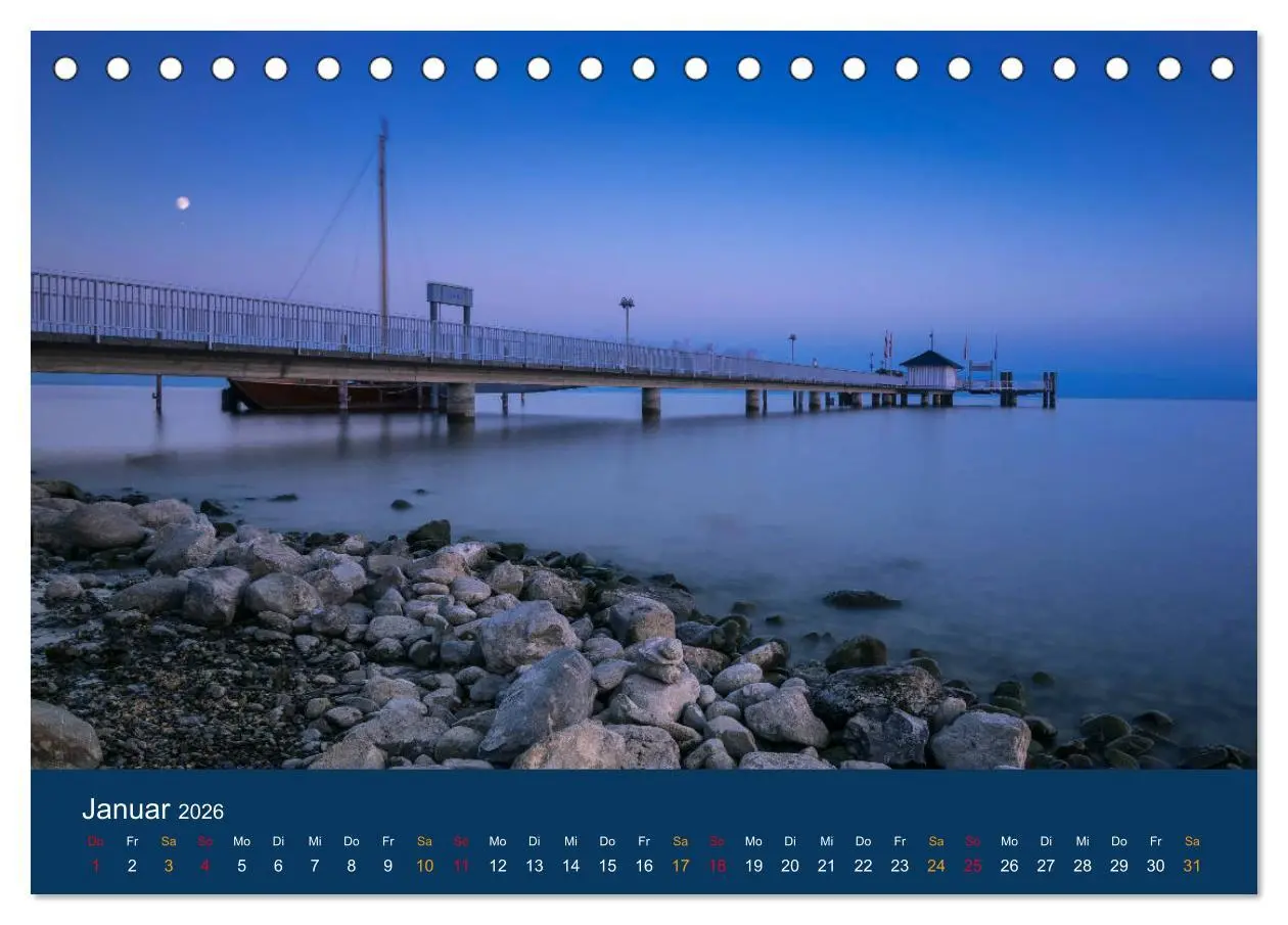 Bild: 9783457882665 | Ansichten vom Bodensee (Tischkalender 2026 DIN A5 quer), CALVENDO...
