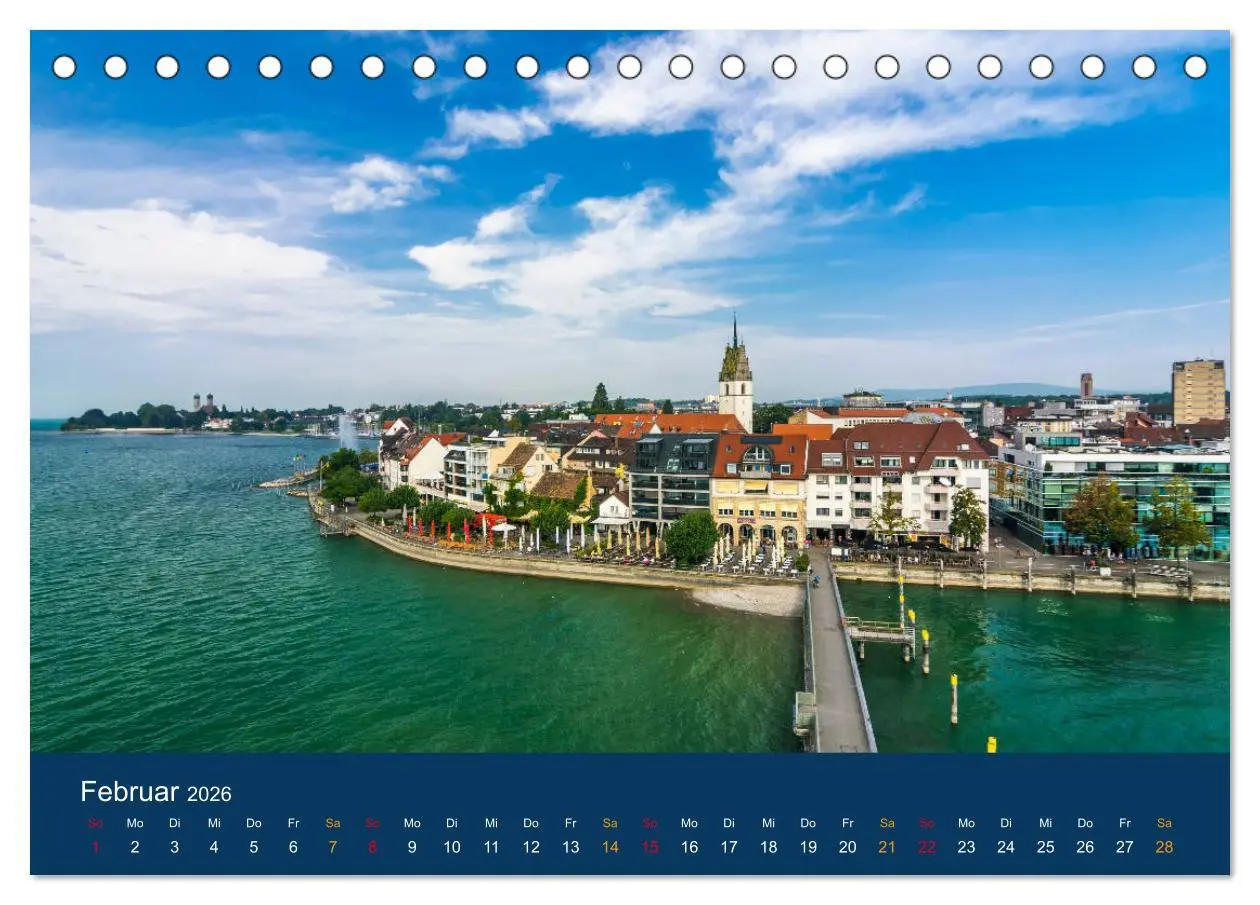 Bild: 9783457882665 | Ansichten vom Bodensee (Tischkalender 2026 DIN A5 quer), CALVENDO...