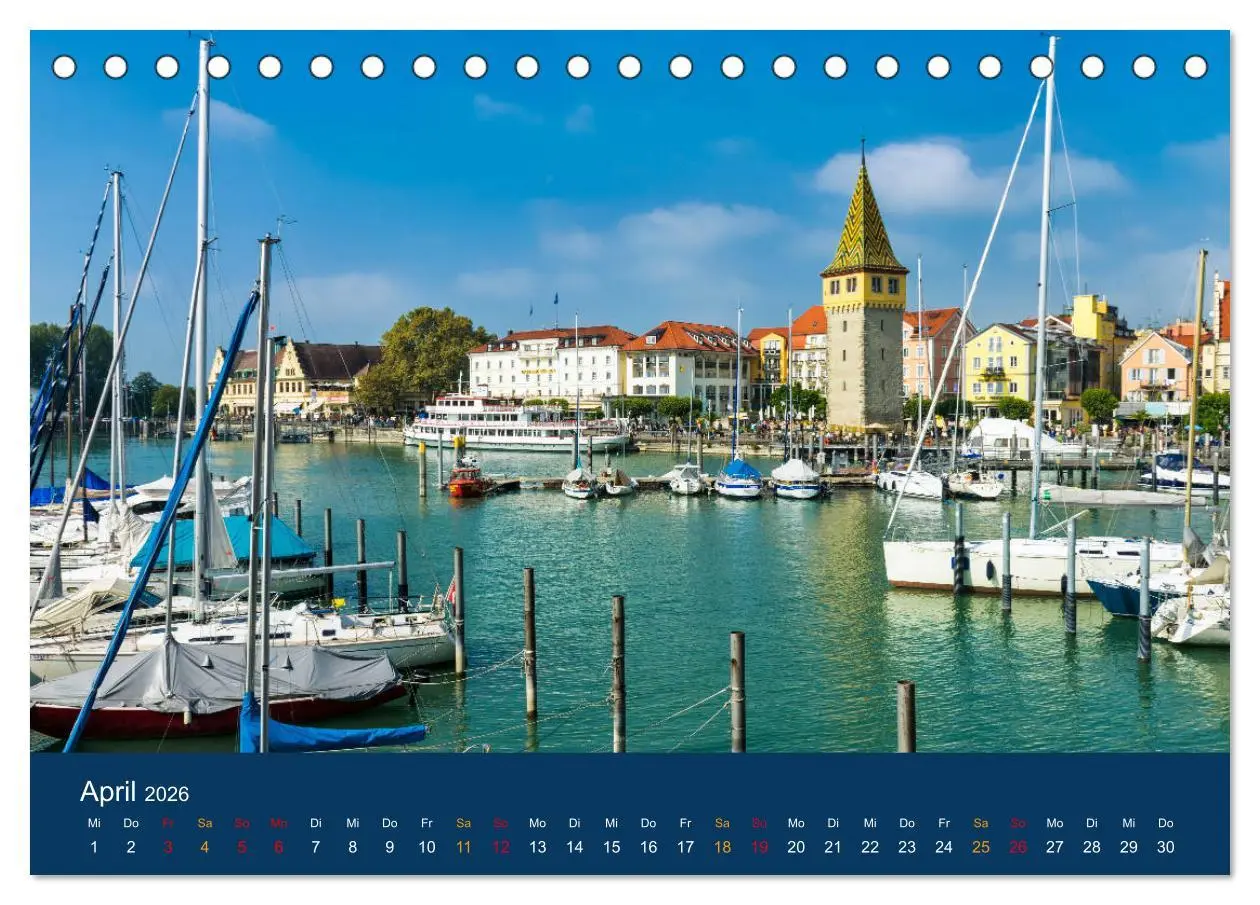 Bild: 9783457882665 | Ansichten vom Bodensee (Tischkalender 2026 DIN A5 quer), CALVENDO...