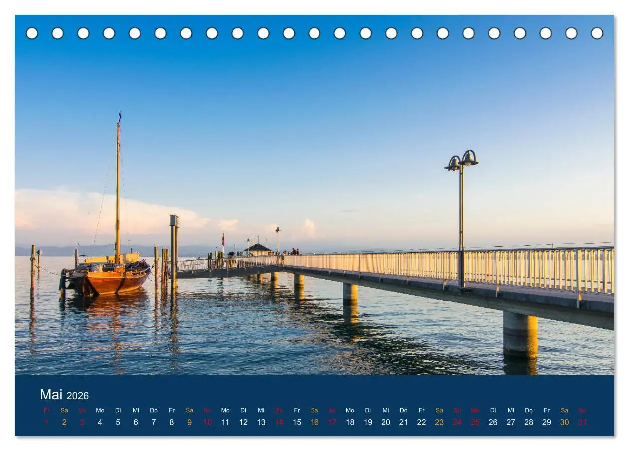Bild: 9783457882665 | Ansichten vom Bodensee (Tischkalender 2026 DIN A5 quer), CALVENDO...