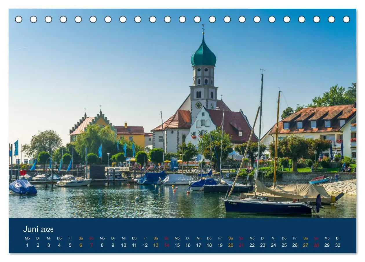 Bild: 9783457882665 | Ansichten vom Bodensee (Tischkalender 2026 DIN A5 quer), CALVENDO...