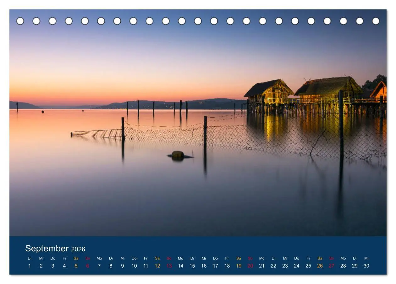 Bild: 9783457882665 | Ansichten vom Bodensee (Tischkalender 2026 DIN A5 quer), CALVENDO...