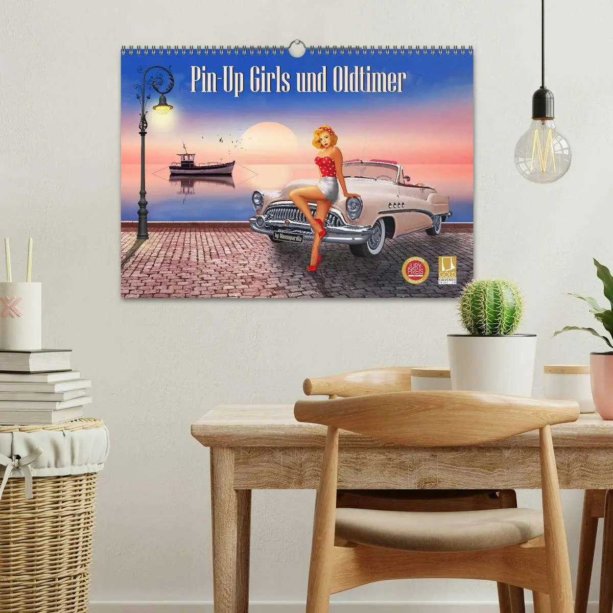 Bild: 9783516042665 | Pin-Up Girls und Oldtimer by Mausopardia (Wandkalender 2026 DIN A3...