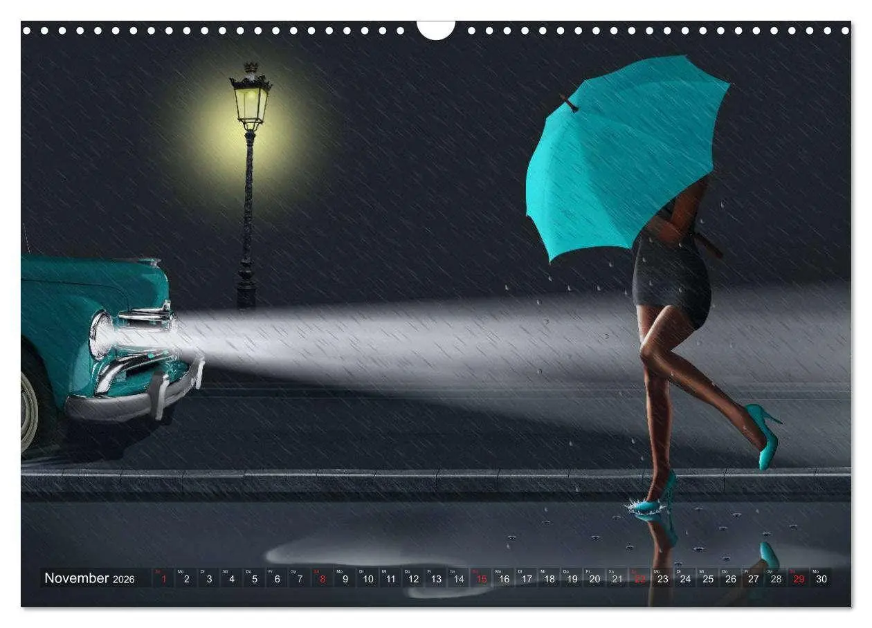 Bild: 9783516042665 | Pin-Up Girls und Oldtimer by Mausopardia (Wandkalender 2026 DIN A3...