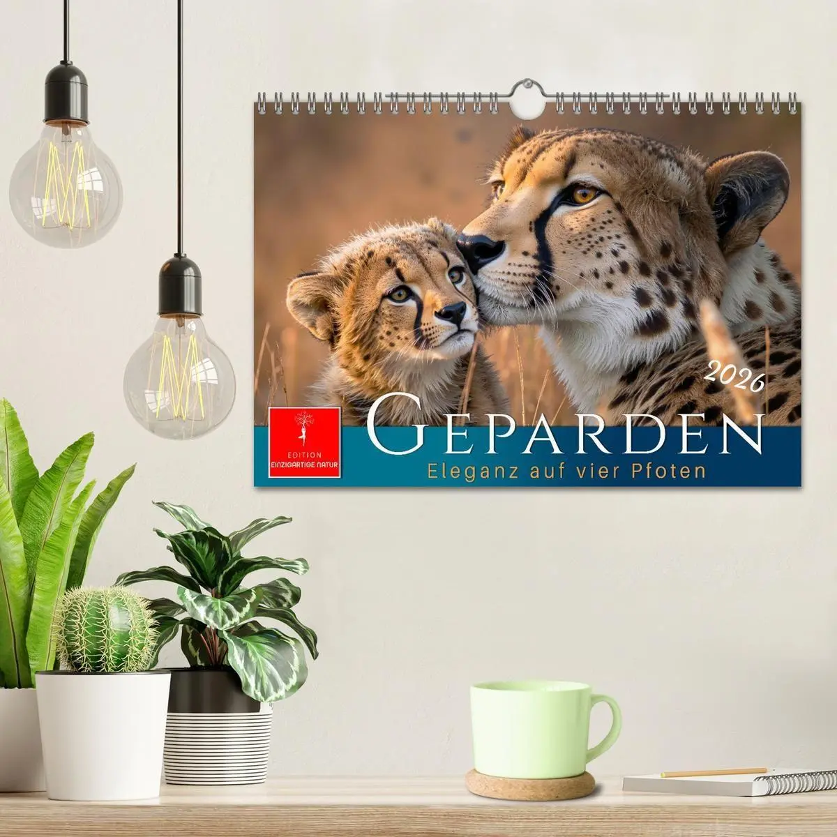 Bild: 9783516732665 | Geparden - Eleganz auf vier Pfoten (Wandkalender 2026 DIN A4 quer),...