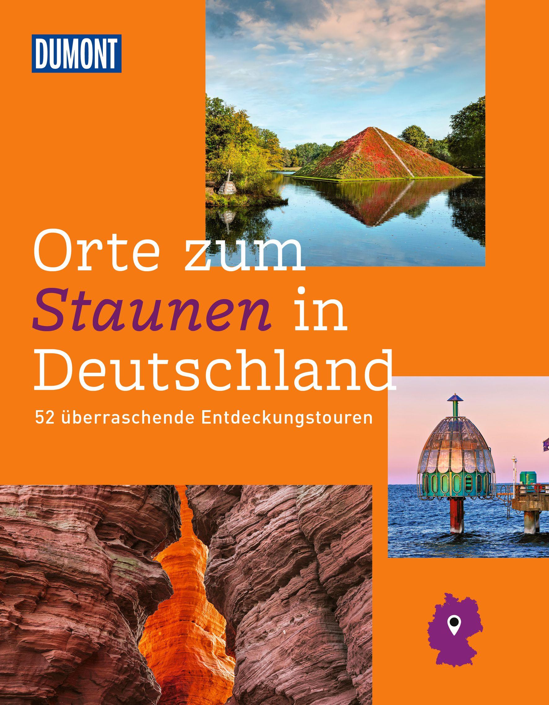 Cover: 9783616032665 | DUMONT Bildband Orte zum Staunen in Deutschland | Nöldeke (u. a.)