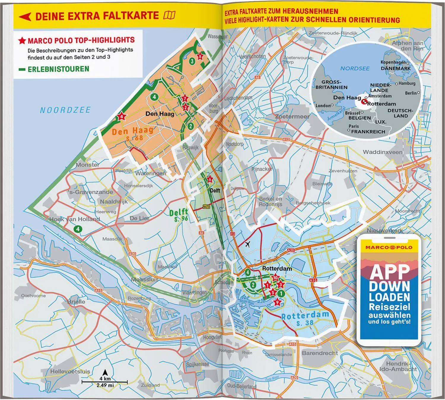 Bild: 9783829742665 | MARCO POLO Reiseführer Rotterdam &amp; Den Haag, Delft | Ralf Johnen
