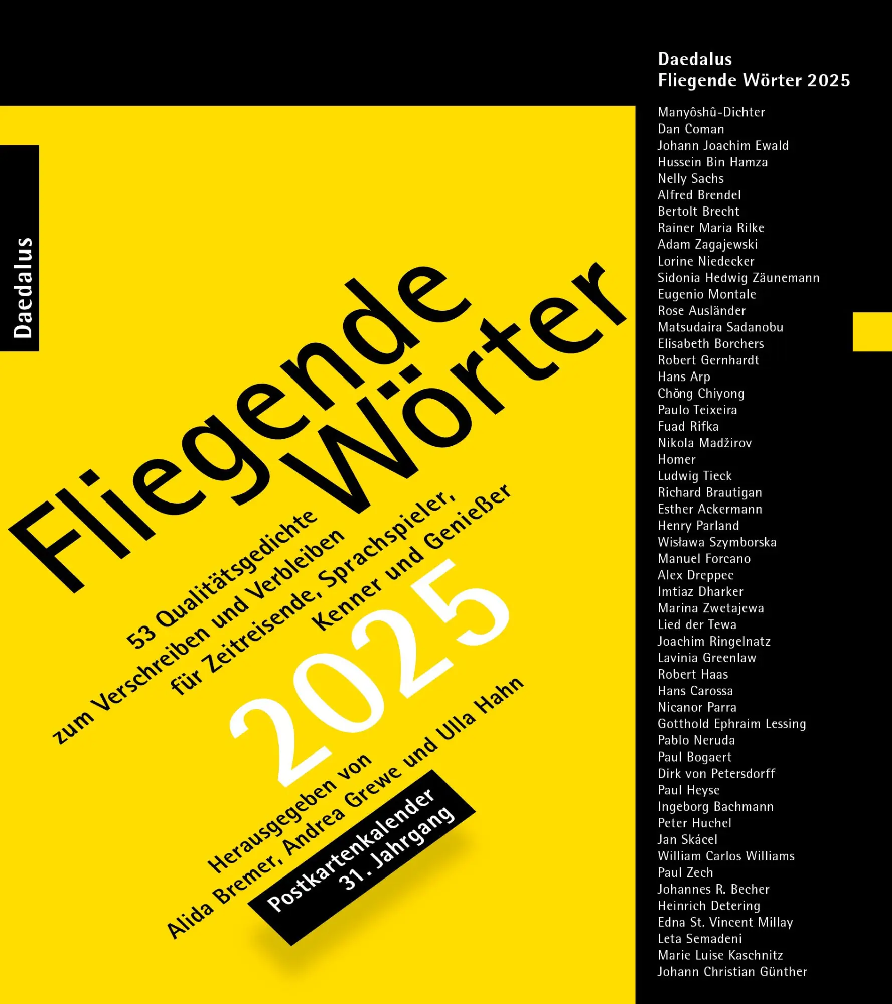Cover: 9783891262665 | Fliegende Wörter 2025 | Buch | Spiralbindung | Deutsch | 2025