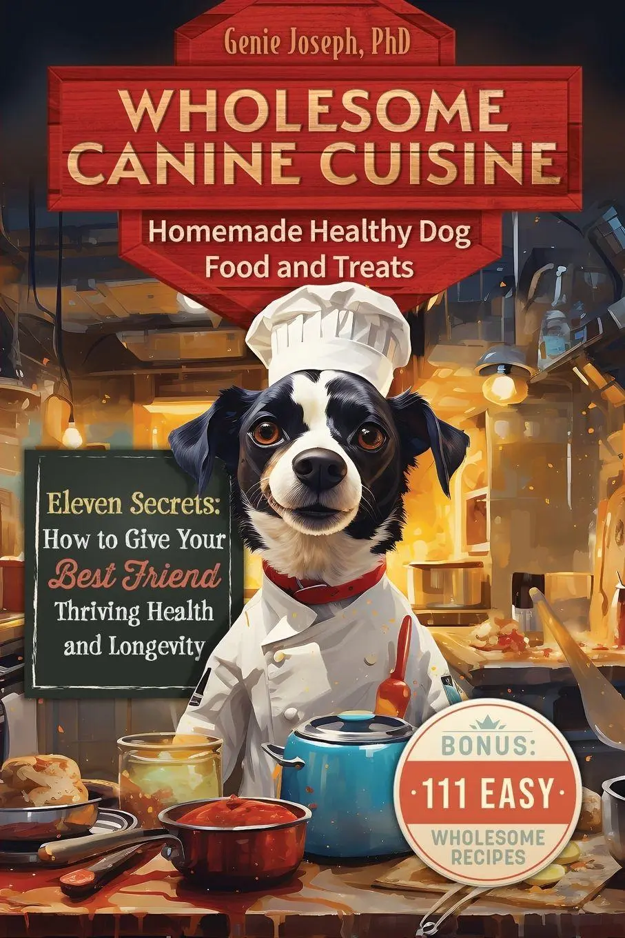 Cover: 9798985802665 | Wholesome Canine Cuisine Homemade Healthy Dog Food and Treats | Joseph