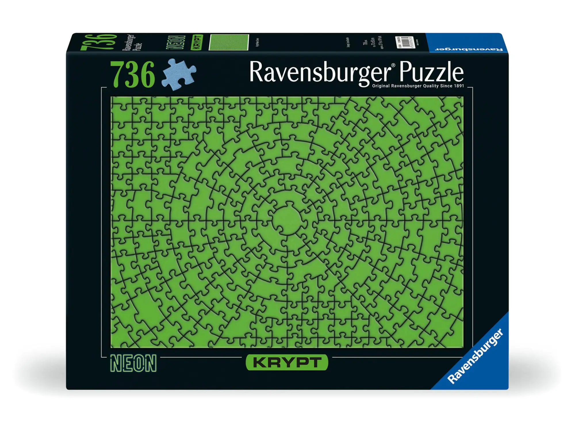 Cover: 4005555002765 | Erwachsenenpuzzle 736 Teile - Krypt Neon Green | Spiel | Krypt | 2024