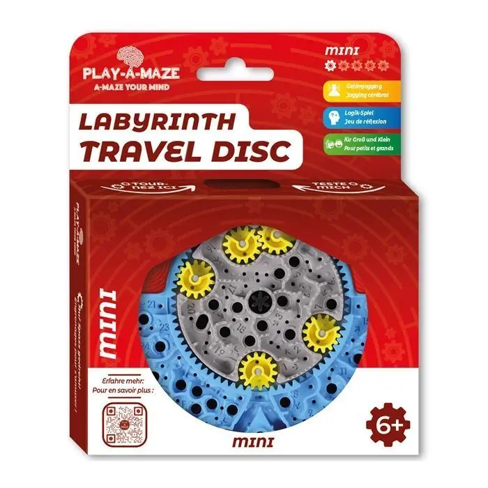 Cover: 7640250152765 | PLAY-A-MAZE - Labyrinth Travel Disc MINI | Spiel | Deutsch | 2025