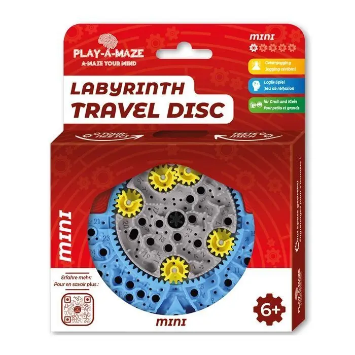 Bild: 7640250152765 | PLAY-A-MAZE - Labyrinth Travel Disc MINI | Spiel | Deutsch | 2025
