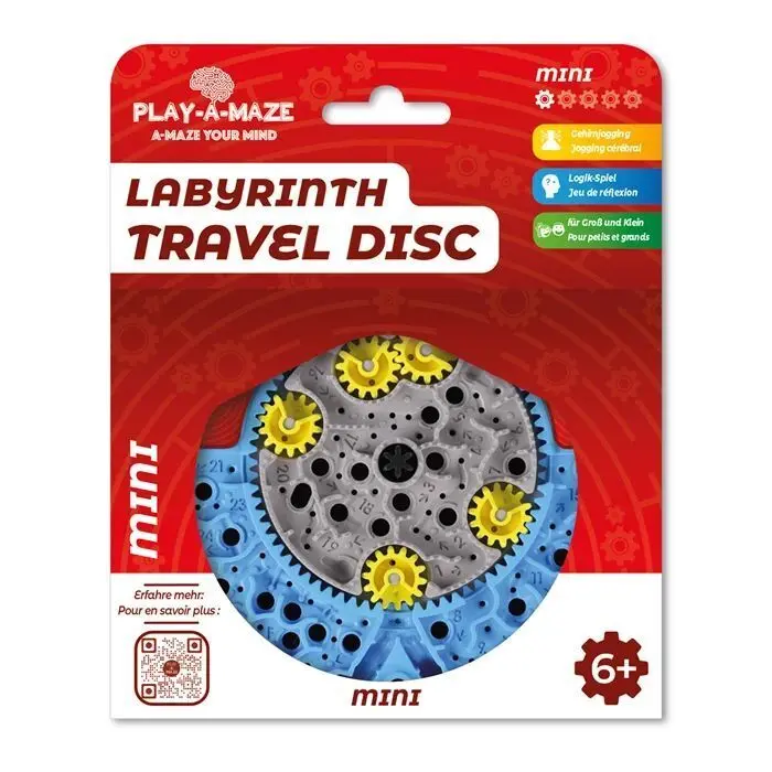 Bild: 7640250152765 | PLAY-A-MAZE - Labyrinth Travel Disc MINI | Spiel | Deutsch | 2025