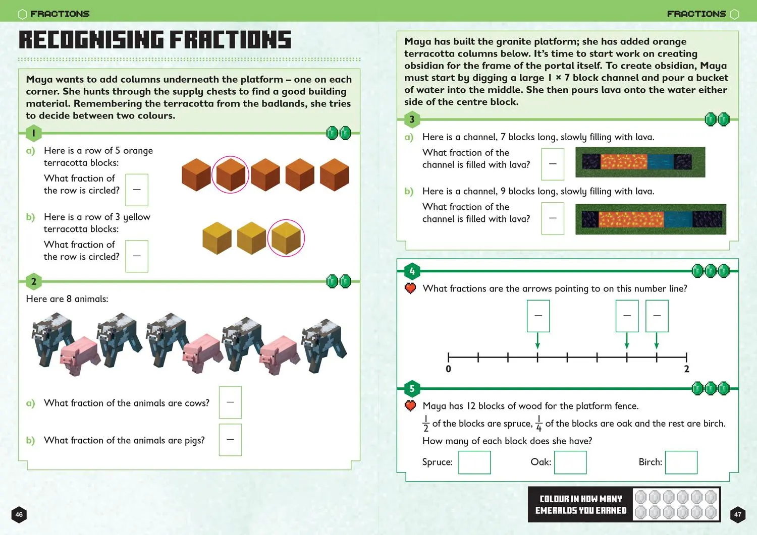 Bild: 9780008462765 | Minecraft Maths Ages 7-8 | Official Workbook | Collins Ks2 | Buch