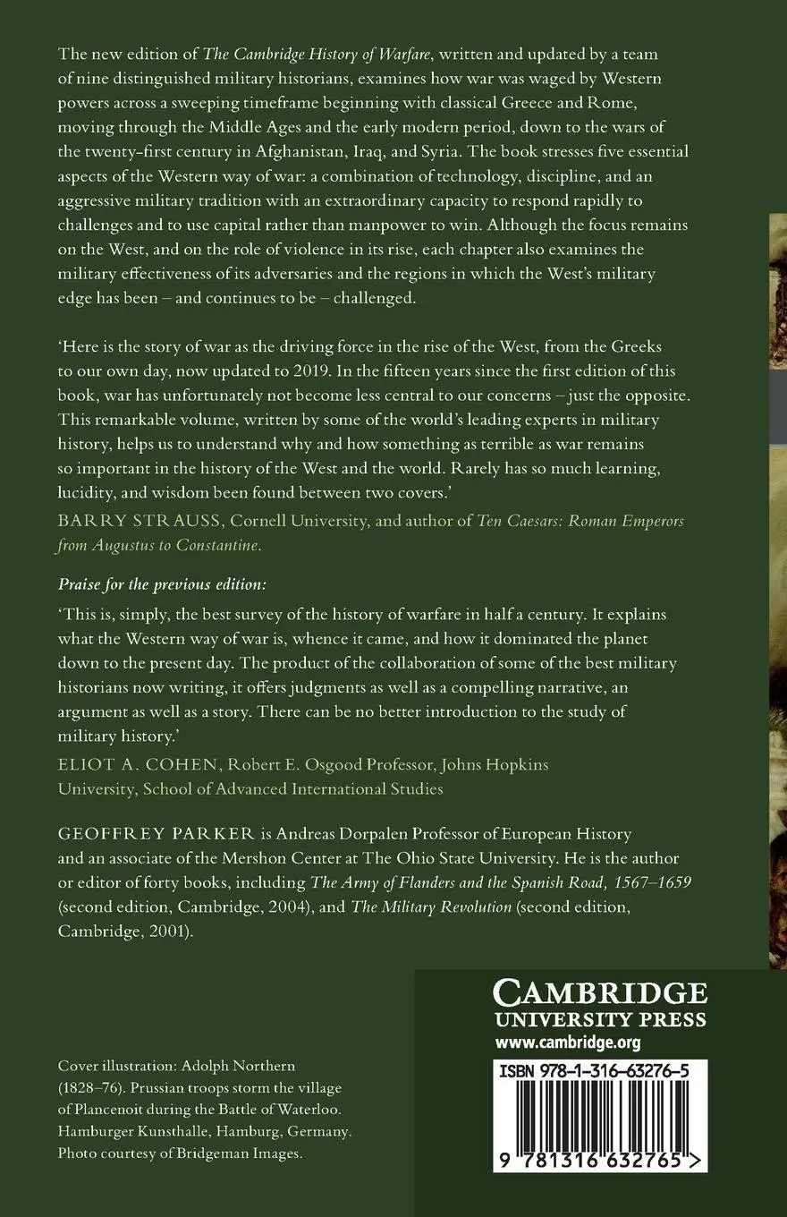 Rückseite: 9781316632765 | The Cambridge History of Warfare | Geoffrey Parker | Taschenbuch