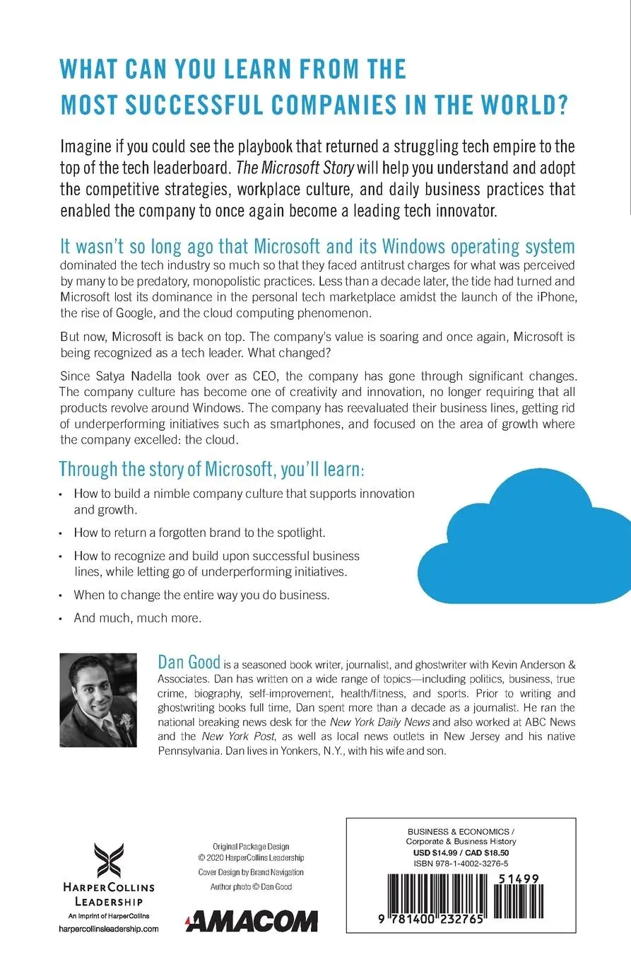 Rückseite: 9781400232765 | The Microsoft Story | Dan Good | Taschenbuch | Kartoniert / Broschiert