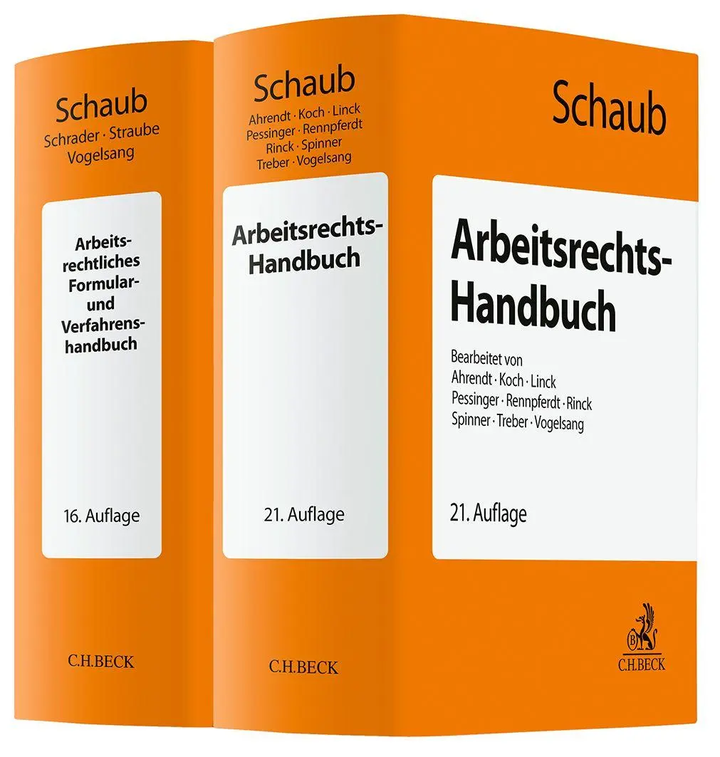 Cover: 9783406832765 | Arbeitsrechts-Handbuch und Arbeitsrechtliches Formular- und...